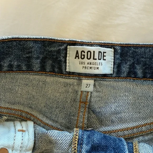 Agolde Parker Denim Vintage Cutoff - size 27 - Picture 3 of 4
